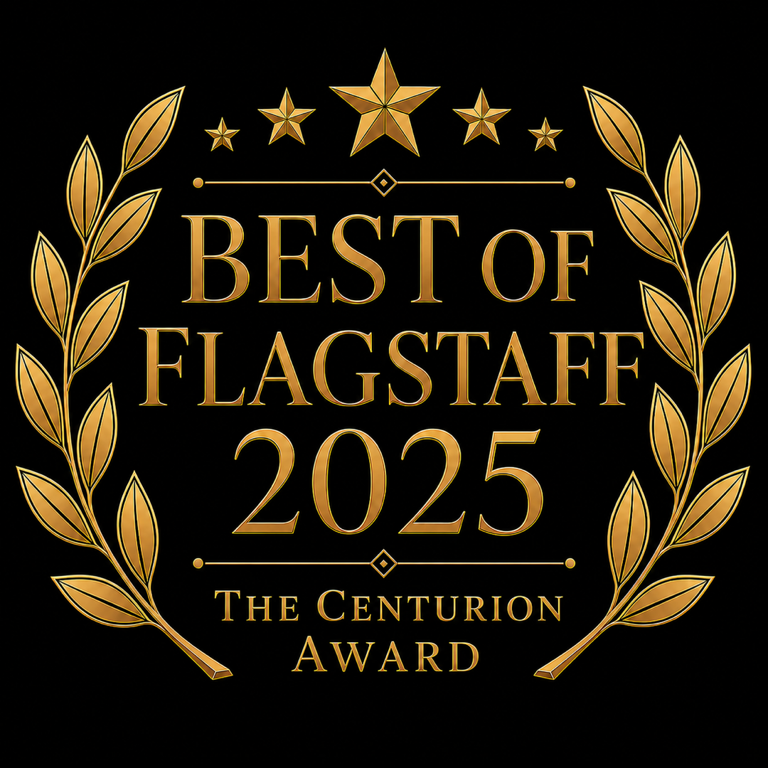 Best of Flagstaff 2025 winner badge — The Centurion Award